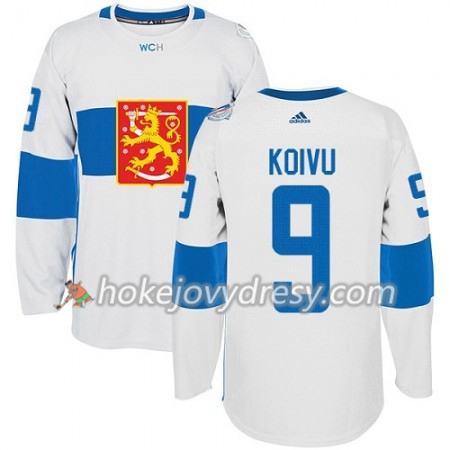 Pánské Hokejový Dres Finsko Mikko Koivu 9 Světový pohár v ledním hokeji 2016 Bílá Premier